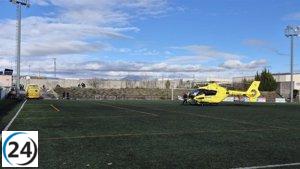 Niño de cuatro años hospitalizado tras caer de un segundo piso en Oyón, Álava.