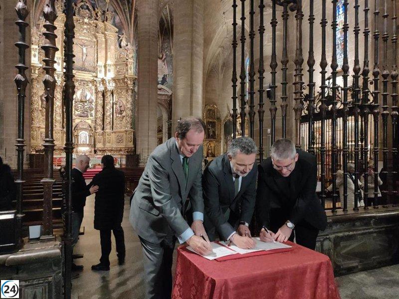Fundación Iberdrola destina 225.000 euros para actualizar la iluminación de la Concatedral de La Redonda.