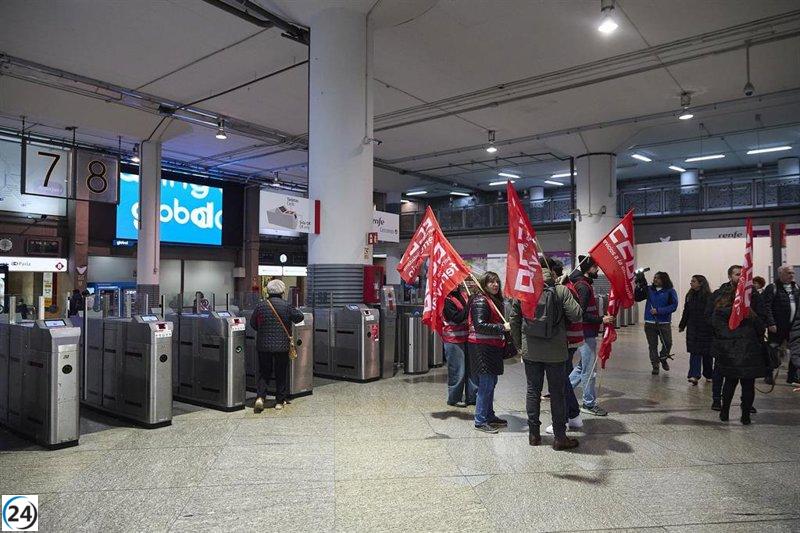 Huelga de maquinistas interrumpe el Alvia Logroño-Madrid, a pesar de su estatus de servicio esencial.