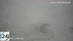 Valdezcaray inicia su temporada con cuatro pistas y 3,8 km de nieve lista para esquiar.