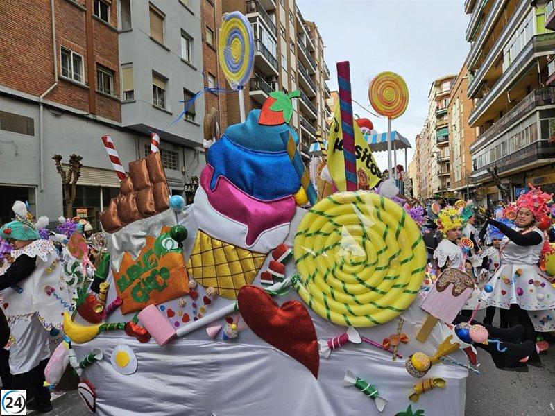 La carroza 'Duquechuches' del AMPA CEIP Duquesa de la Victoria triunfa en el Carnaval, ganando el primer lugar.