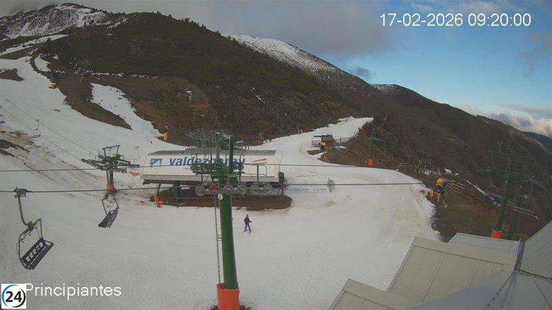 Valdezcaray inicia la temporada con cinco pistas y 5,4 kilómetros de nieve este martes.