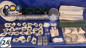 Detenido un hombre de 30 años y desmantelada una red de narcotráfico en Logroño.
