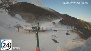 Valdezcaray inicia la temporada este jueves con cinco pistas y 5,4 kilómetros para esquiar.