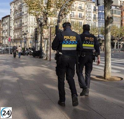 La Policía Local de Logroño detiene el objetivo de semana a tres personas por crueldad de género