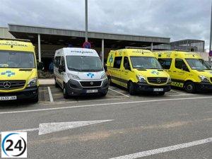 Accidente en la LO-20 de Logroño deja como resultado una joven de 19 años herida en la calle Piqueras tras la colisión de dos vehículos