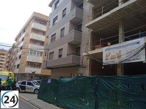 Albañil de 62 años gravemente herido tras caída en obra de Calahorra.