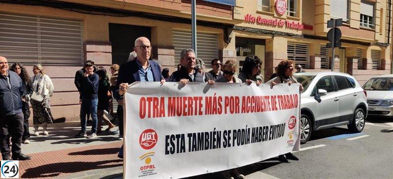 UGT asesorará a las familias de los fallecidos en accidente laboral contra las empresas.
