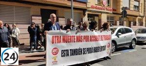 UGT asesorará a las familias de los fallecidos en accidente laboral contra las empresas.
