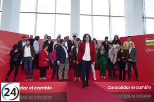 El PSOE presenta su candidatura para afianzar el gobierno de cambio.