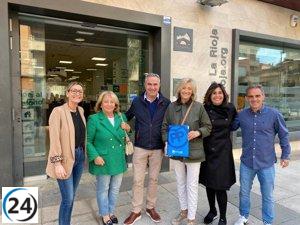 Mónica Arceiz registra candidatura del PP en Juzgado de Calahorra.