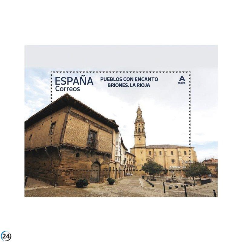 Correos emite sello de Briones en serie de 'Pueblos con Encanto'