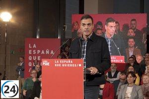 Sánchez se une a Andreu y Hermoso de Mendoza en acto en Logroño.