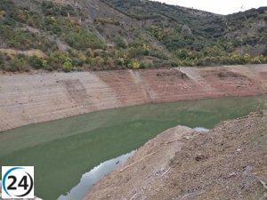 Los embalses riojanos caen al 61,6% en la última semana.