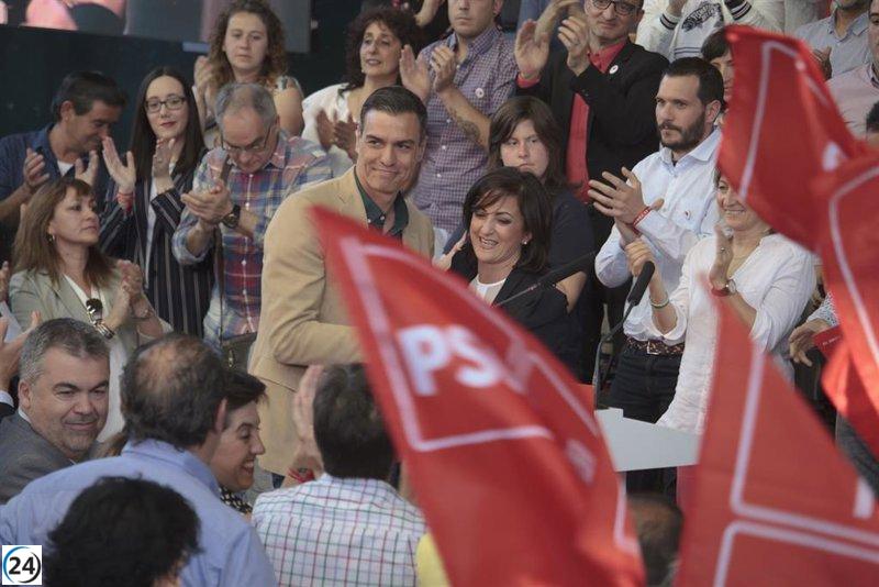 Pedro Sánchez inspecciona la fábrica MASA en La Rioja.