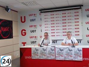 CCOO y UGT convocan manifestación para el 1 de mayo: exigen mejores salarios, bajada de precios y reparto de beneficios.