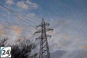 El precio de la luz disminuye un 23% este sábado a 83,43 euros/MWh.