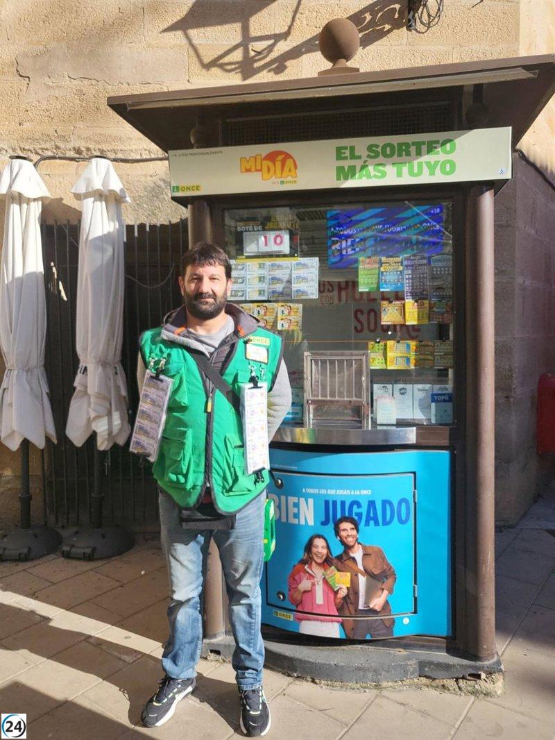 El Cupón Fin de Semana de la ONCE reparte premio en Cenicero.