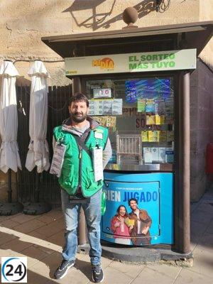 El Cupón Fin de Semana de la ONCE reparte premio en Cenicero.