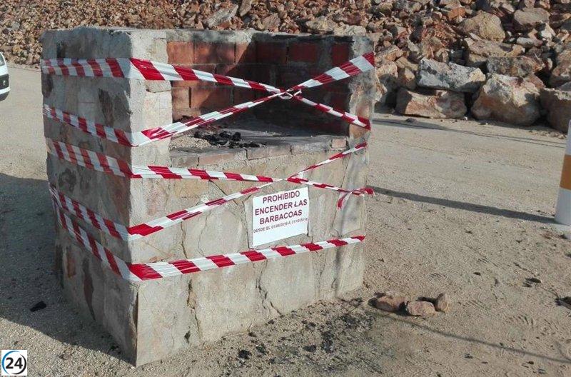 AEMET advierte sobre uso de asadores y pirotecnia desde el 1 de julio.