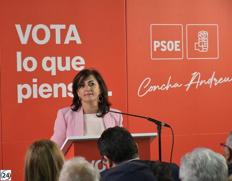 Concha Andreu anima el voto 