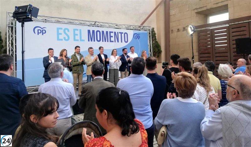 Gamarra apela al voto útil por Feijóo para pasar página del sanchismo.