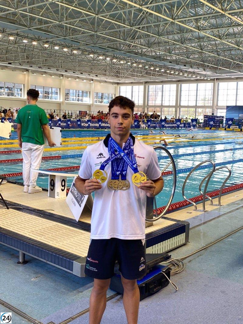 Iván Martínez, ganador absoluto del campeonato nacional de natacióníf