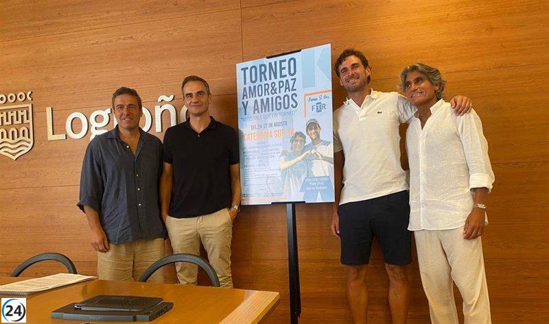 Torneo de tenis 'Amor & Paz y Amigos' busca resaltar la importancia de la salud física y mental en el deporte.
