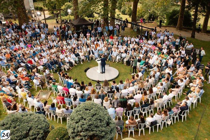 Gamarra elogia al Gobierno de Feijóo como la alternativa contra el bloqueo, desgobierno y desigualdad.