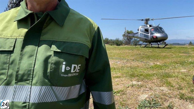 Iberdrola inspecciona 800 km de líneas eléctricas en La Rioja