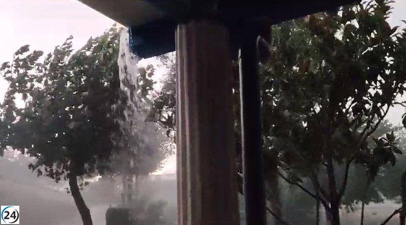 Socialistas aseguran que el gobierno anterior de Logroño construyó pasos elevados para recolectar y aprovechar agua de lluvia.