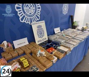 Gran operativo policial en el norte de España: 16 arrestados y 70 kilogramos de estupefacientes decomisados en Aragón, La Rioja y Navarra.
