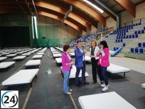 El programa de acogida temporal de Logroño ha recibido a 65 personas el primer día y a 85 en el segundo