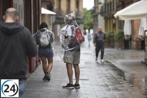 Descenso de temperaturas pronosticado para el lunes, se espera menor inestabilidad y precipitaciones más suaves.