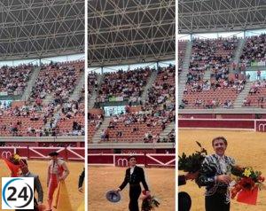 Triunfo rotundo de los Hermoso de Mendoza y Sergio Domínguez en ajetreada apertura de feria de San Mateo en Logroño.