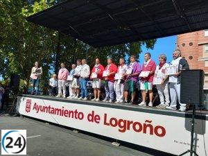 Las peñas logroñesas, galardonadas como 