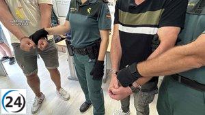 Cuatro sospechosos arrestados por la Guardia Civil en posible caso de robo con sumisión química