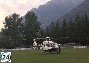 Rescate de barranquista logroñés en el Pirineo oscense por parte de la Guardia Civil