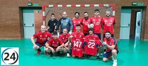 El equipo de fútbol sala La Rioja rinde homenaje al técnico de emergencias fallecido en trágico atropello en Haro.