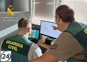 La Guardia Civil de Burgos arresta a 13 individuos en una macrooperación contra el cibercrimen, incluyendo un sospechoso en La Rioja.