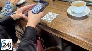La Policía Nacional advierte sobre estafa mediante códigos QR en locales de hostelería