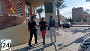 Hombre arrestado por supuesto delito sexual hacia una joven en una zona recreativa de Pilar de la Horadada