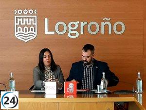 PSOE ataca el despilfarro en horas extra de Policía Local y el incremento exorbitante en personal eventual en Logroño