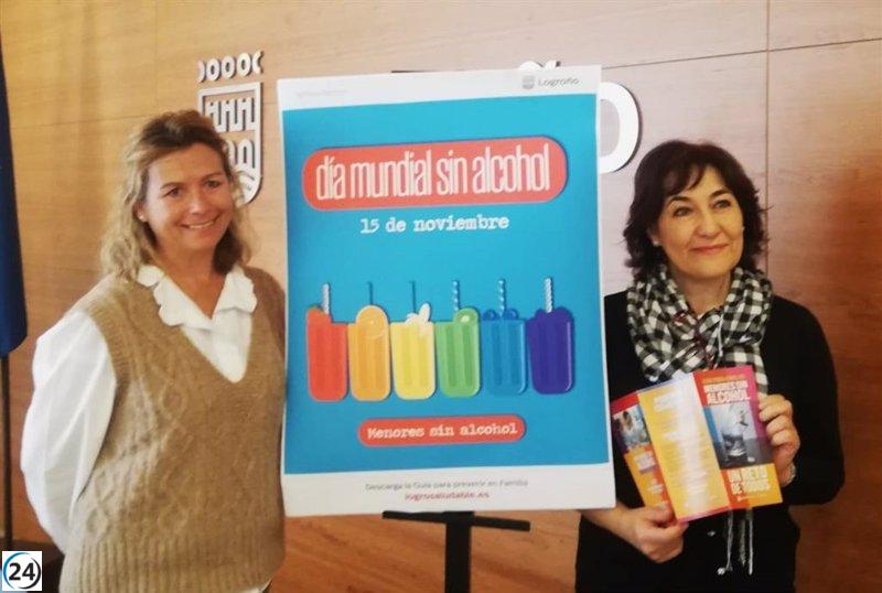 Logroño promueve jornadas educativas para jóvenes y capacitación a profesionales del sector en el marco del Día Global sin Alcohol.