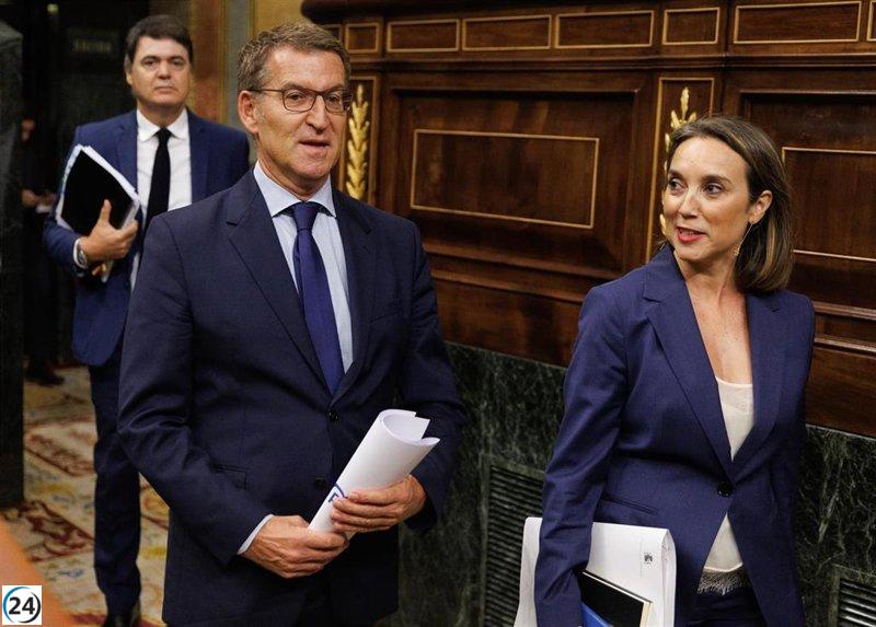 Feijóo anuncia cambios en las portavocías del Grupo Popular para este mes