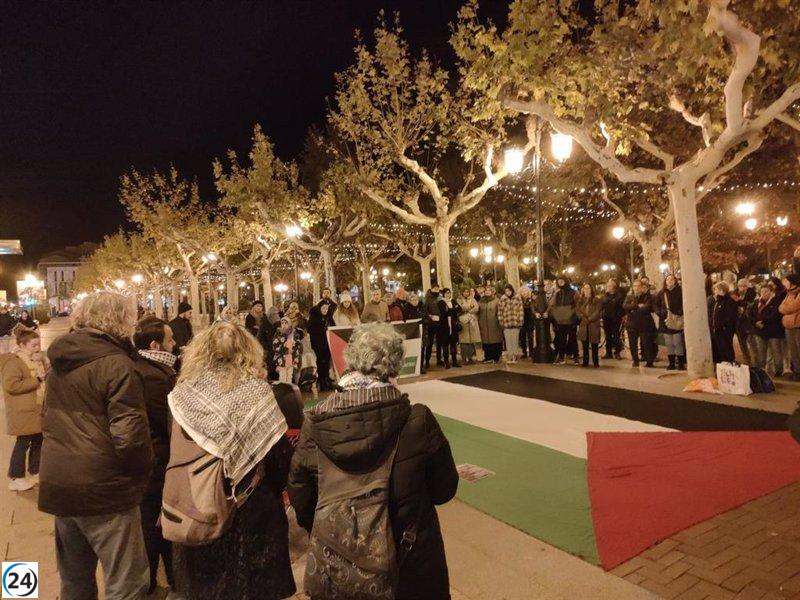 Protesta en Logroño destaca la crisis que afrontan los detenidos palestinos en Israel