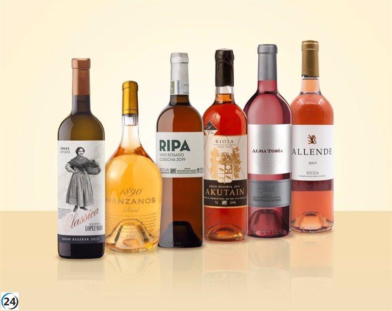 Triunfo aplastante de los vinos rosados de Rioja, con 8 destacando en el prestigioso ranking de la Maestra de Vinos Elizabeth Gabay.