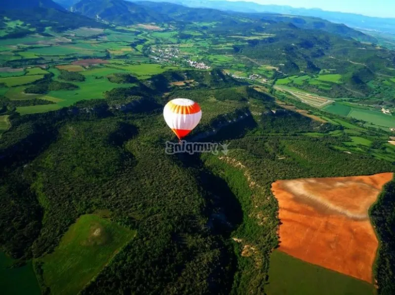 Descubre los impresionantes viñedos de La Rioja desde el aire en globo