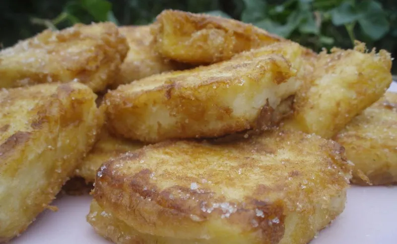 De postre, la tradicional leche frita de La Rioja